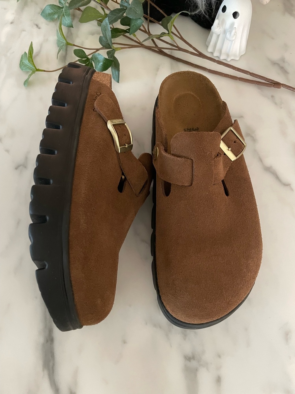 Birkenstock Papillio Chunky Boston Clog Brown Dark Tea size 8 - 8.5 - Picture 4 of 10